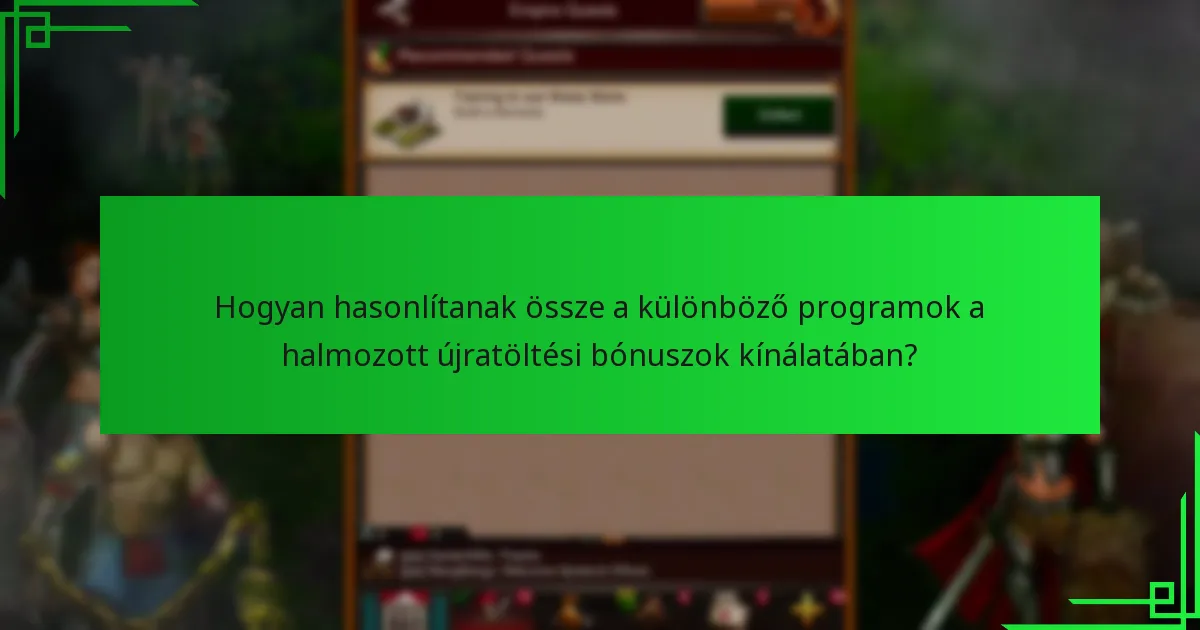 Hogyan működnek a kumulatív jutalmak az újratöltési bónuszokban?